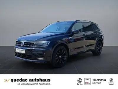Gebraucht VW Tiguan Allspace R-line 200 PS (147 kW) 2021 Schwarzmet. (metallic) SUV