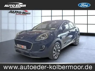 Brugt Ford Puma Titanium 125 HK (91 kW) 2023 Blå SUV