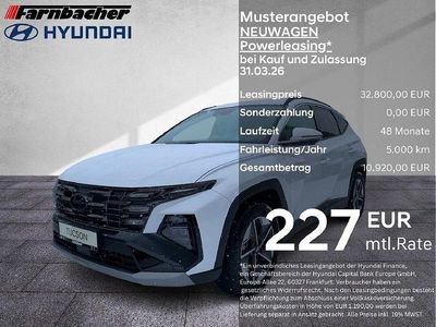 Neu Hyundai Tucson Trend 150 PS (110 kW) 2025 Weiß SUV