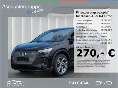 Gebraucht Audi Q4 Sportback e-tron Comfort 150 kW (204 PS) 2023 Schwarz SUV