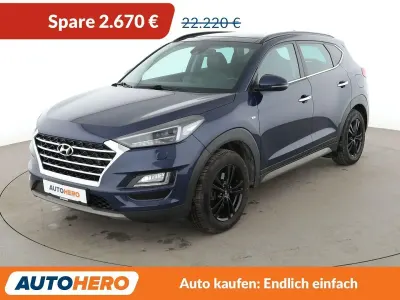 Gebraucht Hyundai Tucson Premium 152 PS (111 kW) 2019 Blau SUV