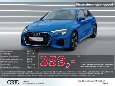 Używany Audi A3 Sportback g-tron Ambiente 131 KM (96 kW) 2022 Niebieski Hatchback