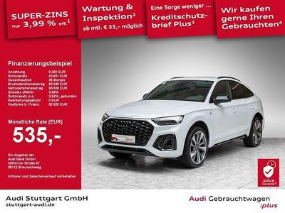 Gebraucht Audi Q5 Sportback S-Line 367 PS (269 kW) 2024 Gletscherweiß metallic SUV