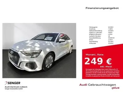 Brugt Audi A3 S-Line 150 HK (110 kW) 2022 Hvid Sedan