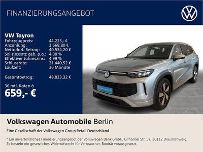 Gebraucht VW Tayron Match 204 PS (150 kW) 2025 Oyster silver metallic SUV