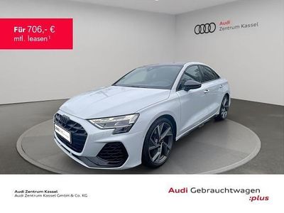 Weiß (gletscherweiß metallic) Gebraucht 2024 Audi S3 Ambiente Limousine | 52.991 € (Teuer)