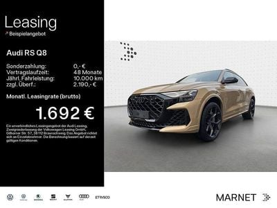 Neu Audi RS Q8 Performance 640 PS (470 kW) 2025 Sakhirgold metallic SUV