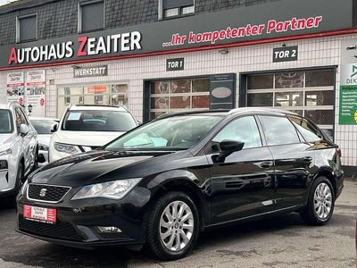Brugt Seat Leon ST Style 110 HK (80 kW) 2016 Sort Stationcar