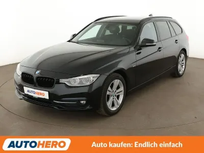 Brugt BMW 318 Sport Line 150 HK (110 kW) 2017 Sort Stationcar