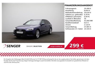 gebraucht Audi A4 Avant Advanced 45 TDI quattro Navi LED Pano