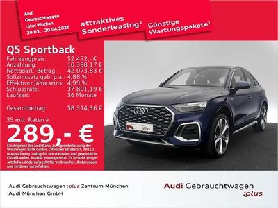 Gebraucht Audi Q5 Sportback S-Line 286 PS (210 kW) 2023 Blau SUV