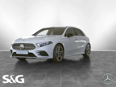 Gebraucht Mercedes A180 AMG 136 PS (100 kW) 2019 Polarweiß uni Limousine