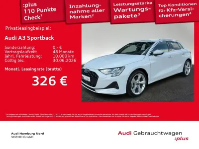 Używany Audi A3 Advanced 116 KM (85 kW) 2025 Biały Sedan/Limuzyna