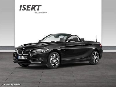 Gebraucht BMW 220 Sport Line 184 PS (135 kW) 2016 Schwarz Cabrio