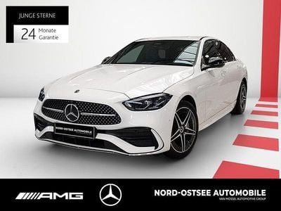 Usata Mercedes C300e AMG 197 CV (144 kW) 2024 Bianco Berlina