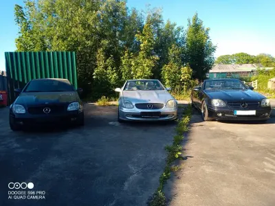 Gebraucht Mercedes SLK200 163 PS (119 kW) 2004 Silber Cabrio