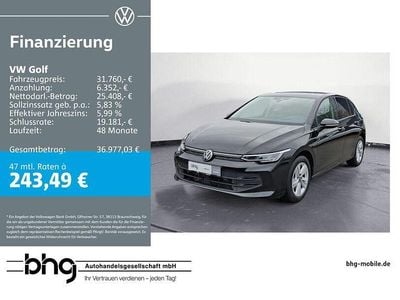 Gebraucht VW Golf VIII Life 150 PS (110 kW) 2025 Schwarz Limousine