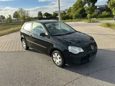Gebraucht VW Polo Trendline 69 PS (50 kW) 2009 Schwarz Kleinwagen