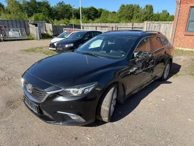 Gebraucht Mazda 6 Prime-Line 150 PS (110 kW) 2015 Schwarz Kombi