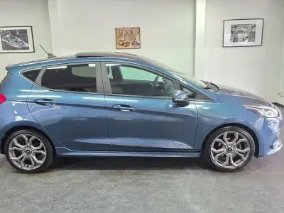 Gebraucht Ford Fiesta ST-Line 101 PS (74 kW) 2018 Blau Kleinwagen