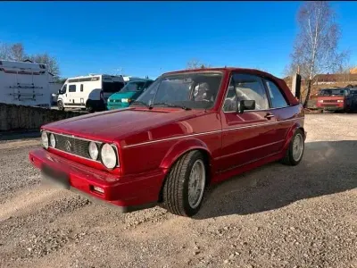Gebraucht VW Golf Cabriolet GTI 112 PS (82 kW) 1983 Rot Cabrio