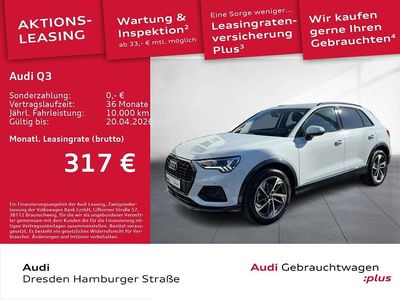 Gebraucht Audi Q3 Advanced Plus 150 PS (110 kW) 2025 Gletscherweiß metallic SUV