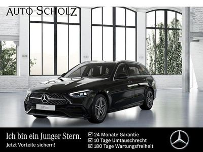 Schwarz Gebraucht 2025 Mercedes C300 AMG Limousine | 43.792 € (Superpreis)