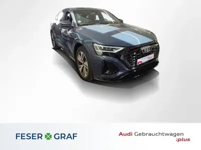 Gebraucht Audi Q8 Sportback e-tron S-Line 300 kW (408 PS) 2024 Plasmablau metallic SUV
