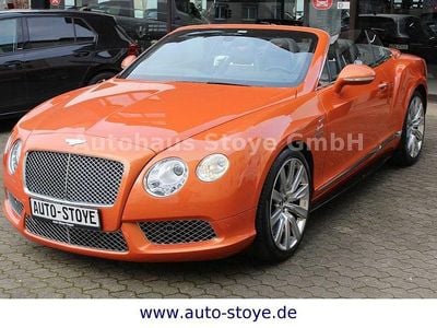 Gebraucht Bentley Continental GT Convertible Mulliner 529 PS (389 kW) 2015 Orange Cabrio