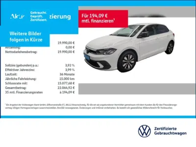 Gebraucht VW Polo Goal 116 PS (85 kW) 2024 Weiß Limousine