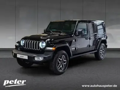Nouvelle Jeep Wrangler Sahara 272 ch (200 kW) 2025 Noir SUV