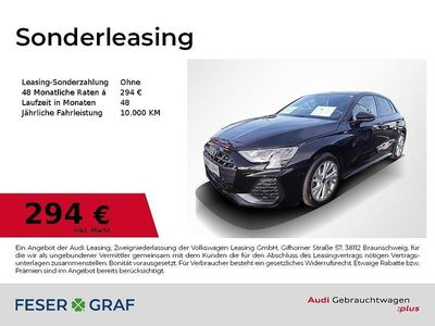 Mythosschwarz metallic Gebraucht 2025 Audi A3 S-Line Limousine | 32.390 € (Superpreis)