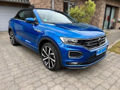 Usata VW T-Roc Cabriolet R-line 150 CV (110 kW) 2020 Blu Cabrio
