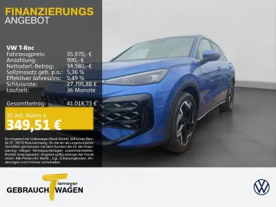 Neu VW T-Roc R-line 150 PS (110 kW) 2026 Blau SUV