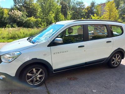 Gebraucht Dacia Lodgy Stepway 116 PS (85 kW) 2016 Weiß Van / Kleinbus