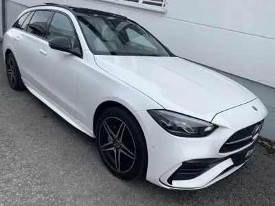 Gebraucht Mercedes C300e AMG line 313 PS (230 kW) 2023 Weiß Limousine