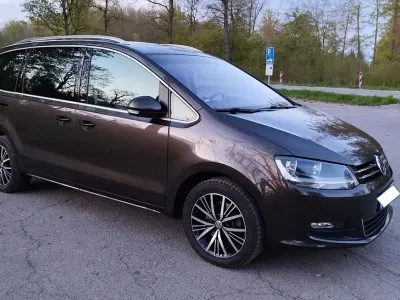 Brugt VW Sharan Allstar 150 HK (110 kW) 2017 Brun MPV