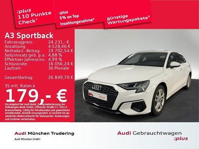 Ibisweiß Gebraucht 2023 Audi A3 Sportback e-tron Advanced Plus Kleinwagen | 24.231 € (Guter Preis)
