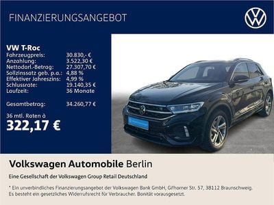Usado VW T-Roc R-line 150 HP (110 kW) 2025 Preto SUV