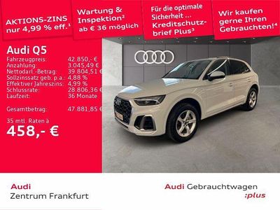 Gebraucht Audi Q5 S-Line 204 PS (150 kW) 2024 Weiß SUV