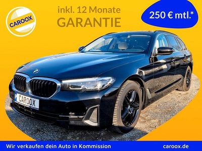 Gebraucht BMW 520 190 PS (139 kW) 2021 Schwarz ii/bonnet fluid black Kombi