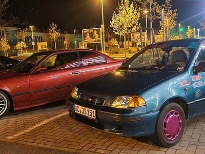 Begagnad Subaru Justy 68 HK (50 kW) 1997 Grön Halvkombi