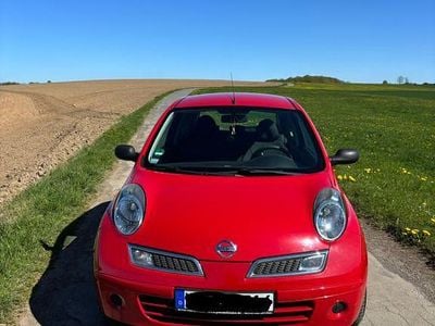 Second-hand Nissan Micra 65 CP (47 kW) 2008 Roșu Berlinǎ