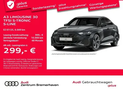 Gebraucht Audi A3 S-Line 116 PS (85 kW) 2025 Daytonagrau perleffekt Limousine