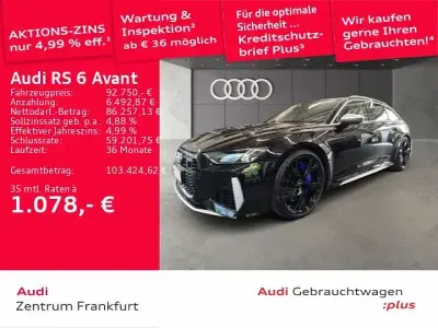 Usata Audi RS6 Sport 600 CV (441 kW) 2022 Nero Station wagon