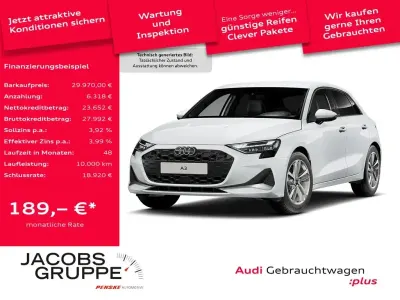 Brugt Audi A3 Advanced 110 HK (80 kW) 2025 Hvid Sedan