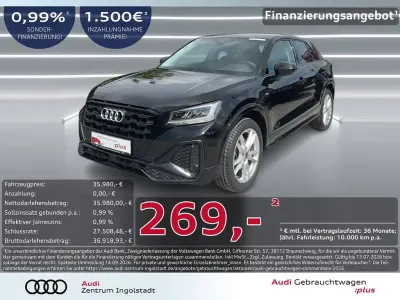 Gebraucht Audi Q2 S-Line 190 PS (139 kW) 2025 Mythosschwarz metallic SUV