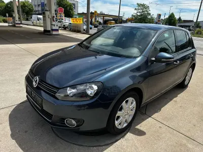 Gebraucht VW Golf VI Highline 122 PS (89 kW) 2008 Blau Kleinwagen