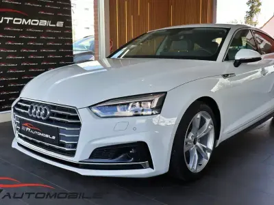 Brugt Audi A5 S-Line 190 HK (139 kW) 2019 Hvid Coupe
