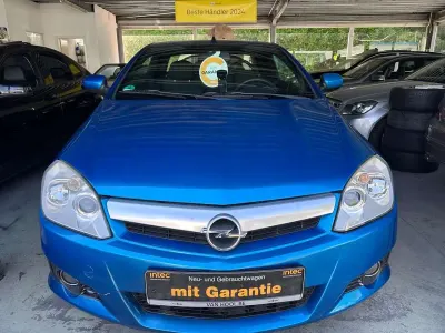 Gebraucht Opel Tigra Enjoy 90 PS (66 kW) 2005 Antiguablau mi2 Cabrio
